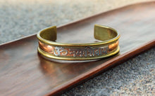 Load image into Gallery viewer, 3 Metals Mantra Healing Bracelet