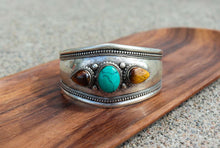 Load image into Gallery viewer, Turquoise & Tiger Eye Healing Bracelet