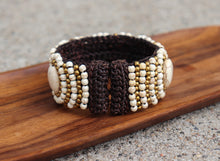 Load image into Gallery viewer, Howlit Leather Bracelet – Handcrafted Lunar Energy Jewelry