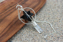 Charger l'image dans la galerie, Black Obsidian Pendulum Star