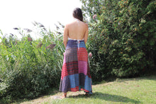 Charger l'image dans la galerie, Vintage Boho Patchwork Multicolour Sarong Skirt-Type B