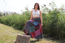 Charger l'image dans la galerie, Vintage Boho Patchwork Multicolour Sarong Skirt-Type B