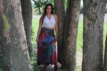 Charger l'image dans la galerie, Vintage Boho Patchwork Multicolour Sarong Skirt-Type B