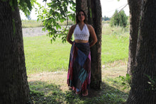 Charger l'image dans la galerie, Vintage Boho Patchwork Multicolour Sarong Skirt-Type B