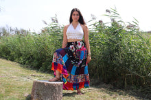 Charger l'image dans la galerie, Vintage Boho Patchwork Multicolour Skirt-Type B