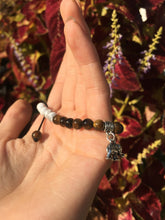 Load image into Gallery viewer, 2-Crystals Beaded Elephant Charm Bracelet