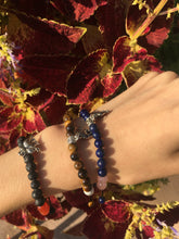 Load image into Gallery viewer, 2-Crystals Beaded Elephant Charm Bracelet