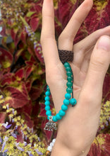 Load image into Gallery viewer, 2-Crystals Beaded Elephant Charm Bracelet