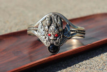 Load image into Gallery viewer, Dragon Black Obsidian Healing Bracelet