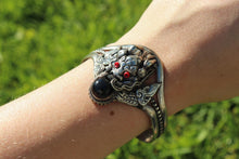 Load image into Gallery viewer, Dragon Black Obsidian Healing Bracelet