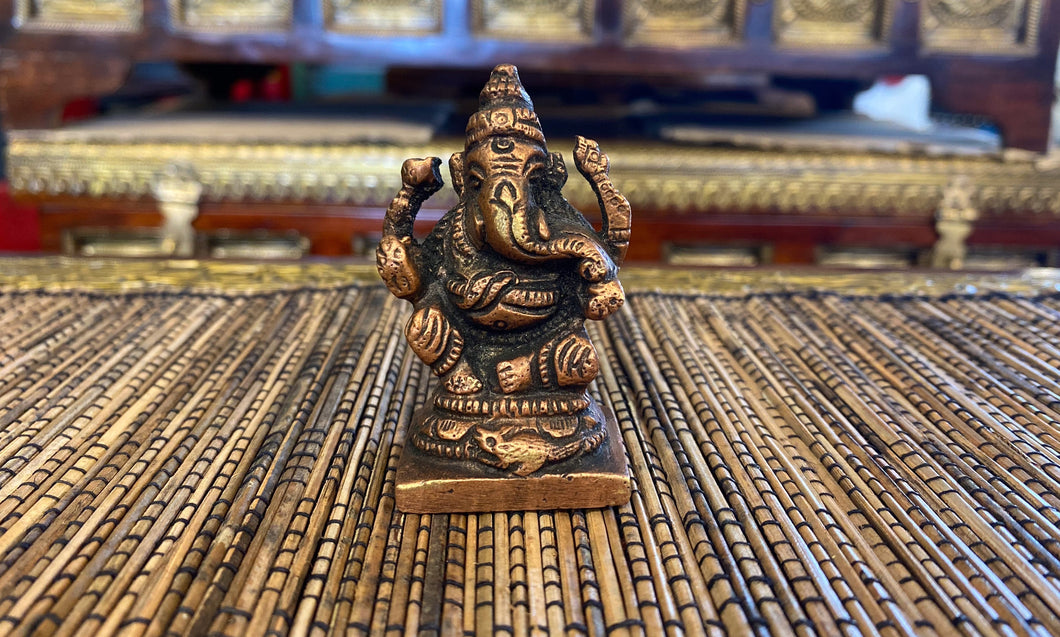 Vintage Bronze Ganesha Statue