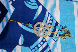 Vintage Pentagram Wind Chime (Large)