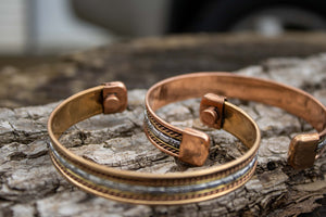 Magnetic Healing Bracelet-Iron Geometric Design