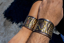 Load image into Gallery viewer, Brass and Copper Cuff-Om

