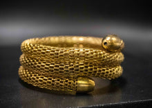 Load image into Gallery viewer, Adjustable Spiral Bracelet-Brass

