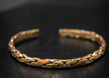 Load image into Gallery viewer, 3 Mixed Metal Bracelet-Thin Braid
