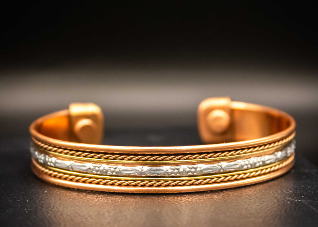Magnetic Healing Bracelet-Iron Geometric Design