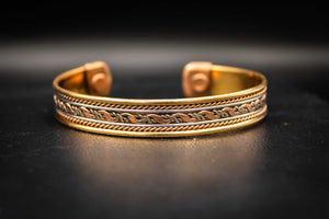 Magnetic Healing Bracelet-Duotone Rope Braid Design
