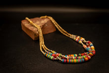 Load image into Gallery viewer, Yak Bone Beaded Spiritual Necklace- Multicolour
