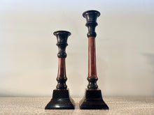 Load image into Gallery viewer, Antique Bronze Single-Branch Candle Holders-Dark &amp; Red

