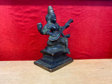 Load image into Gallery viewer, Vintage Bronze Saraswati Statue
