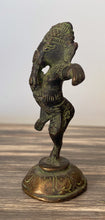 Charger l&#39;image dans la galerie, Vintage Bronze Ganesha Statue Standing 1 Leg
