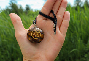 Pentacle Wicca Star Necklace