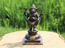 Charger l&#39;image dans la galerie, Bronze Ganesha Statue
