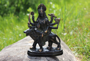 Vintage Bronze Durga Statue