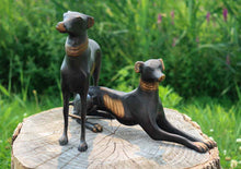 Load image into Gallery viewer, Bronze Dog Set Statue
