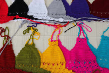 Load image into Gallery viewer, Handmade Crochet crop-top/bralette
