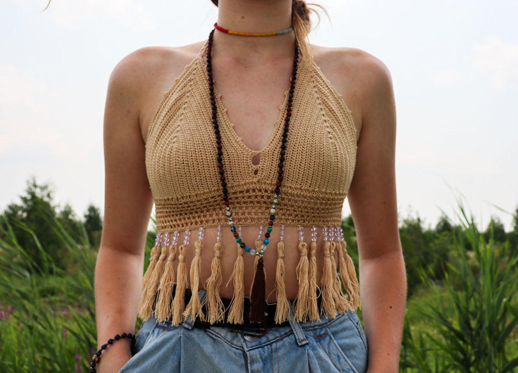 Handmade Crochet Crop-top/Bralette