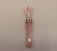Load image into Gallery viewer, Rose Quartz Angel Wand
