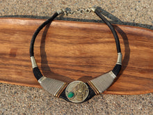 Load image into Gallery viewer, Vintage Yak Bone (Horn) Necklace-Brass Hardware
