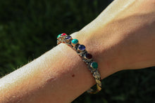 Load image into Gallery viewer, 3 Metals With Crystals Healing Bracelet
