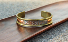 Load image into Gallery viewer, 3 Metals Mantra Healing Bracelet
