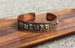 Copper Mantra Healing Bracelet