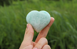 Amazonite Heart Crystal