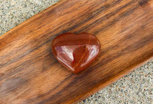 Red Jasper Heart Crystal
