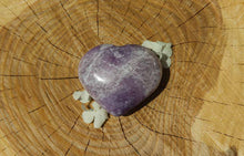 Load image into Gallery viewer, Lepidolite Heart Crystal
