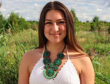 Load image into Gallery viewer, Jade Leather Necklace – Eco-Friendly &amp; Handcrafted in Nepal
