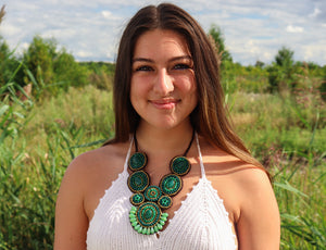 Jade Leather Necklace – Eco-Friendly &amp; Handcrafted in Nepal