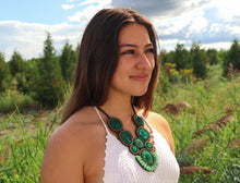 Load image into Gallery viewer, Jade Leather Necklace – Eco-Friendly &amp; Handcrafted in Nepal
