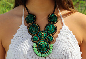 Jade Leather Necklace – Eco-Friendly &amp; Handcrafted in Nepal