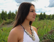 Charger l&#39;image dans la galerie, Howlite Leather Necklace – Eco-Friendly &amp; Handcrafted in Nepal
