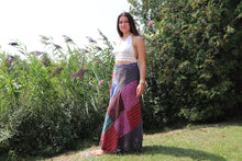 Charger l&#39;image dans la galerie, Vintage Boho Patchwork Multicolour Sarong Skirt-Type B
