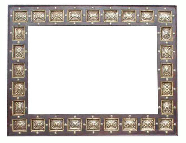 Brass Panel Mirror Frame