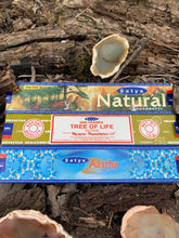 Load image into Gallery viewer, Nag Champa Incense sticks handmade for wellness,healing and meditation by Satya
