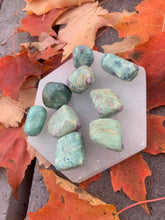 Load image into Gallery viewer, Rubi Zoisite (Anyolite) Tumbled Stone
