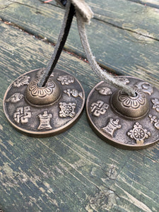 Tingsha 8 Lucky healing Tibetan symbols Mazira